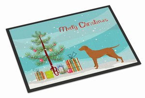 Christmas Tree Dog Art Indoor or Outdoor Mat - 194030030554