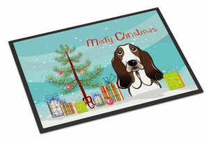 Christmas Tree Dog Art Indoor or Outdoor Mat - 638508147189