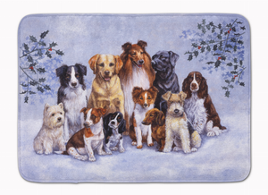 Dog Breed Themed Machine Washable Memory Foam Mat - 638508644275