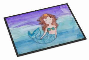 Mermaid Watercolor Indoor or Outdoor Mat - 638508847706