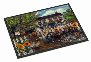 Sunflowers and The Old Country Store Mat - 638508083616