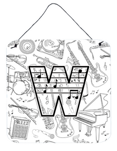 Musical Note Letters Wall or Door Hanging Prints - 615872985012