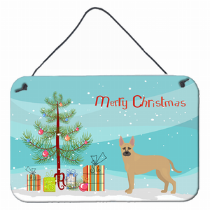 Christmas Tree Design with Dog Wall or Door Hanging Prints - 194030022931