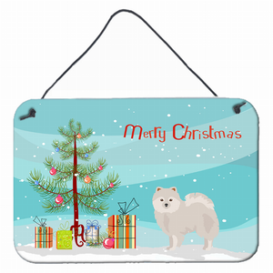 Christmas Tree Design with Dog Wall or Door Hanging Prints - 194030021132