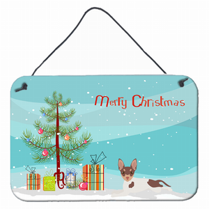 Christmas Tree Design with Dog Wall or Door Hanging Prints - 194030021613