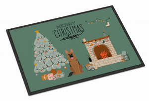 Dog Christmas Everyone Indoor or Outdoor Mat - 194030346235