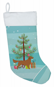 Christmas Tree and Dog on Christmas Stocking - 194030052273