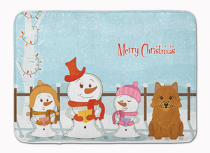 Merry Christmas Carolers Dog Art Machine Washable Memory Foam Mat - 638508637536