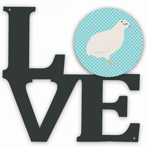Bird Profile Artwork Metal LOVE Wall Decor - 194030203583