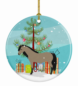 Horse Christmas Ceramic Ornament - 652259330218