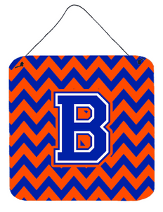 Monogram Letter Chevron Wall or Door Hanging Prints - 638508295118