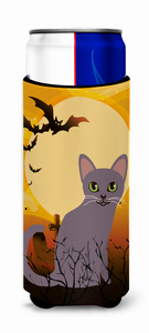 Halloween Cat Ultra Hugger for slim cans - 638508602220