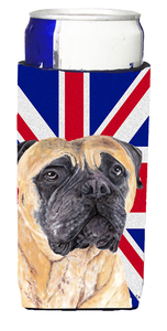 English Union Jack British Flag Design with Dog Ultra Hugger for slim cans - 615872821990