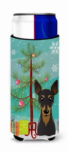 Christmas Tree and Dog Ultra Hugger for slim cans - 638508105882