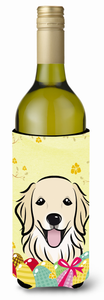 Dog Art Easter Egg Hunt Wine Bottle Hugger - 638508207340