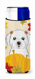 Thanksgiving Dog Design Ultra Hugger for slim cans - 638508202413