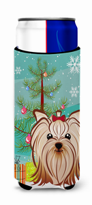 Christmas Tree and Dog Ultra Hugger for slim cans - 638508105523