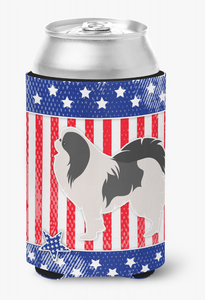 USA Patriotic Dog Design Can or Bottle Hugger - 638508504203