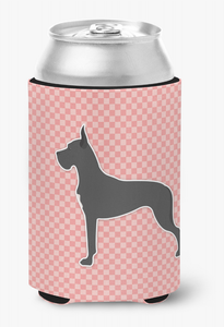 Dog Profile Checkerboard Can or Bottle Hugger - 638508506580