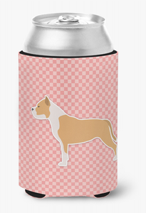 Dog Profile Checkerboard Can or Bottle Hugger - 638508506375