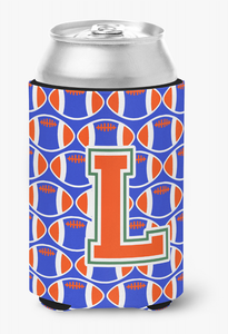 Letter Football Can or Bottle Hugger - 638508283153