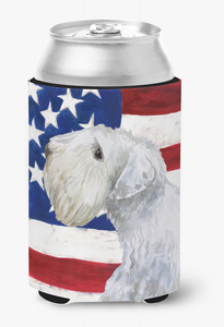 Patriotic With Dog Can or Bottle Hugger - 652259204205