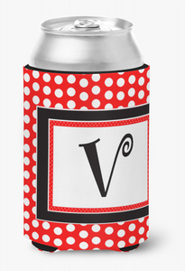 Monogram Letter Can or Bottle Hugger - 617375997271