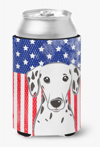 American Flag and Dog Can or Bottle Hugger - 638508242587