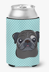 Dog Face Checkerboard Can or Bottle Hugger - 615872892945