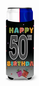 Happy Birthday Ultra Hugger for slim cans - 638508062888