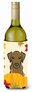 Thanksgiving Dog Design Wine Bottle Hugger - 638508208873
