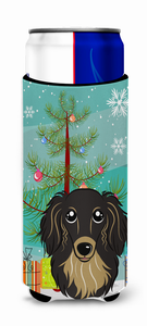 Christmas Tree and Dog Ultra Hugger for slim cans - 638508105615