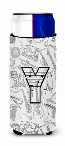 Letter Musical Note Letters Ultra Hugger for slim cans - 638508022677