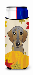 Thanksgiving Dog Design Ultra Hugger for slim cans - 638508202666