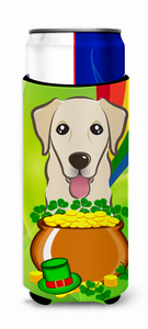 Dog St. Patrick's Day Design Ultra Hugger for slim cans - 638508202239