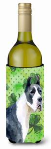 Dog with St Patrick's Design Wine Bottle Hugger - 652259169467