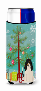 Merry Christmas Tree Dog Ultra Hugger for slim cans - 638508542502