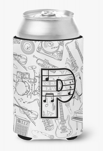 Musical Note Letters Can or Bottle Hugger - 615872969388
