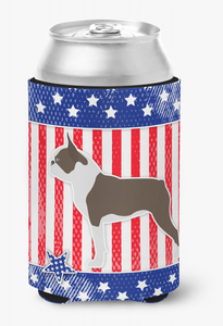 USA Patriotic Dog Design Can or Bottle Hugger - 638508504272
