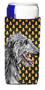 Candy Corn Halloween Design with Dog Ultra Hugger for slim cans - 615872842766