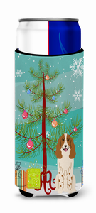 Merry Christmas Tree Dog Ultra Hugger for slim cans - 638508542373