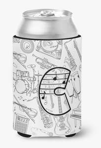 Musical Note Letters Can or Bottle Hugger - 615872969258