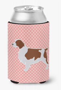 Dog Profile Checkerboard Can or Bottle Hugger - 638508505835
