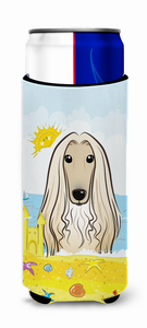 Dog Summer Beach Ultra Hugger for slim cans - 638508203397