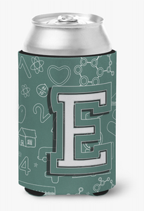 Monogram Letter Back to School Can or Bottle Hugger - 615872970056