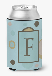 Monogram Letter Can or Bottle Hugger - 617375997356