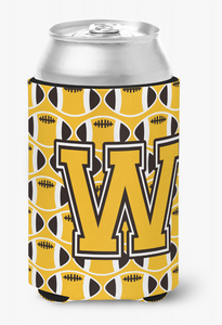 Letter Football Can or Bottle Hugger - 638508282484