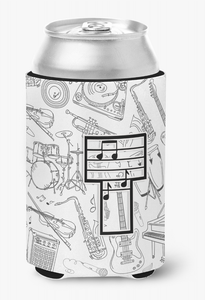 Musical Note Letters Can or Bottle Hugger - 615872969425