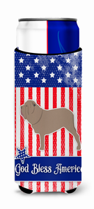 USA Patriotic Dog Ultra Hugger for slim cans - 638508495532