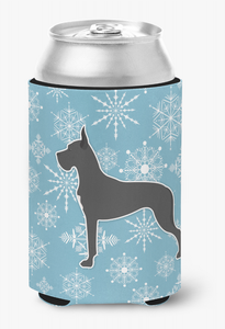 Winter Snowflake Dog Design Can or Bottle Hugger - 638508505583